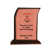 Ah�ap Plaket