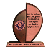 Ah�ap Plaket
